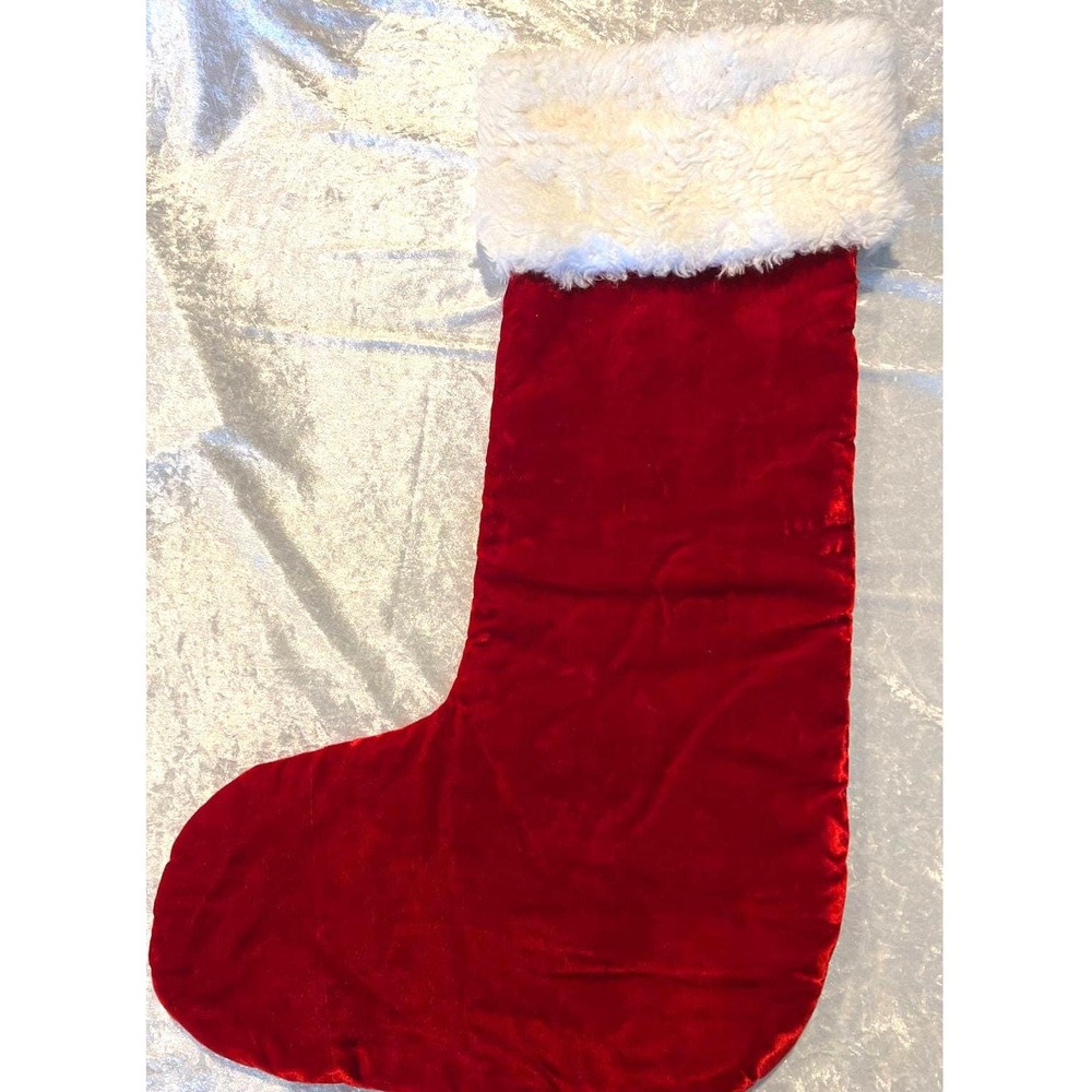 Midwest Cannon Falls Giant Stocking Red Velvet 26"